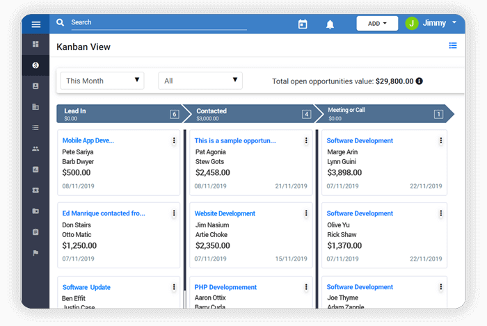 Organized Sales Pipeline